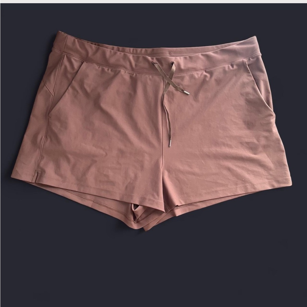 Brown Old Navy Active Powersoft Go Dry High Rise Shorts sz XXL